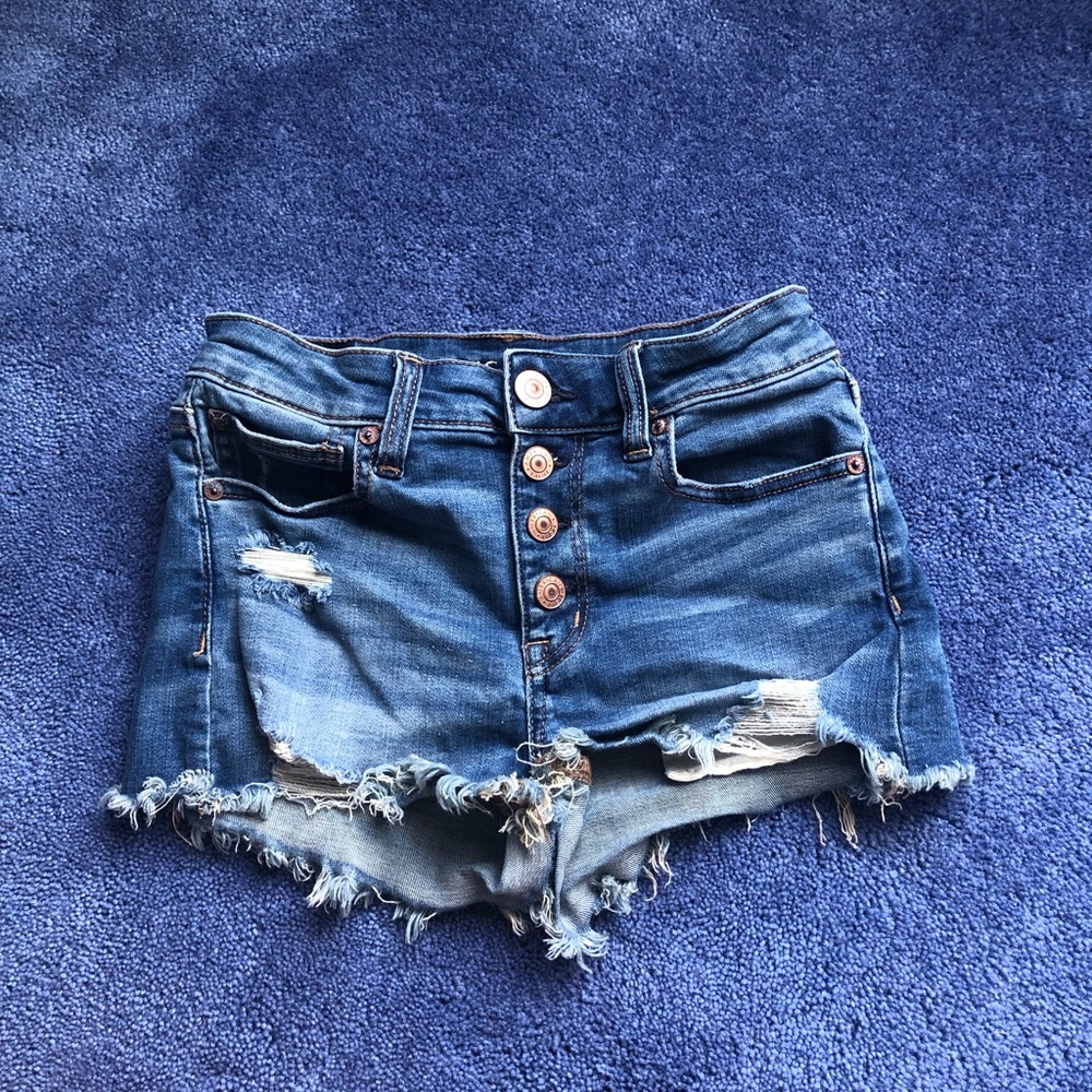 High rise shorts